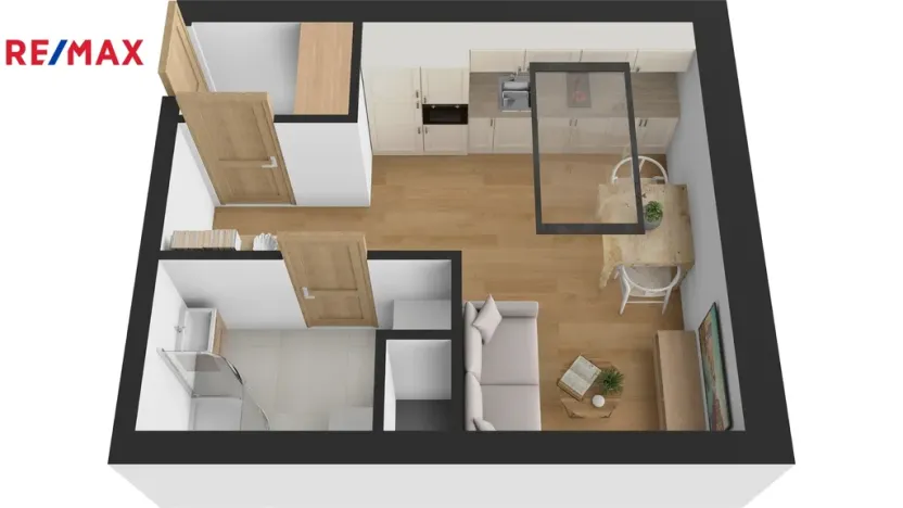 Pronájem bytu 1+kk, Hradec Králové - Pražské Předměstí, Blažíčkovo náměstí, 19 m2