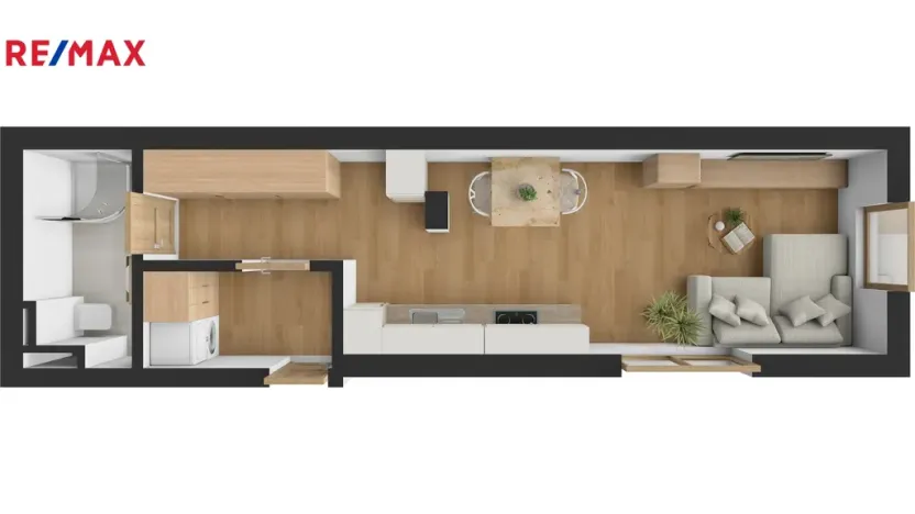 Pronájem bytu 1+kk, Hradec Králové - Pražské Předměstí, Blažíčkovo náměstí, 30 m2