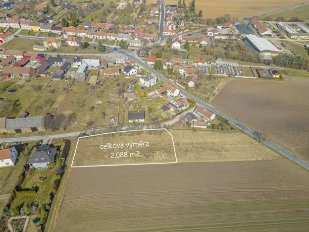 Prodej pozemku pro bydlení, Vícov, 2088 m2