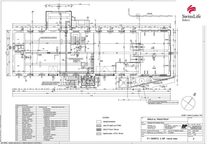 Prodej kanceláře, Králův Dvůr, Tovární, 1029 m2