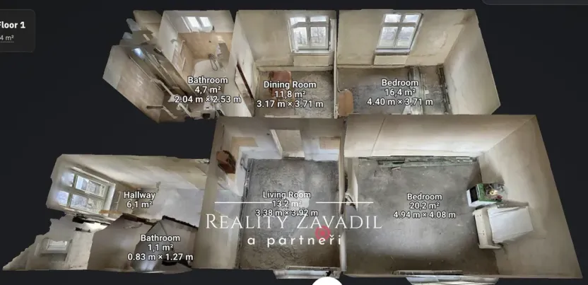 Prodej bytu 3+1, Český Těšín, Na Olšinách, 88 m2