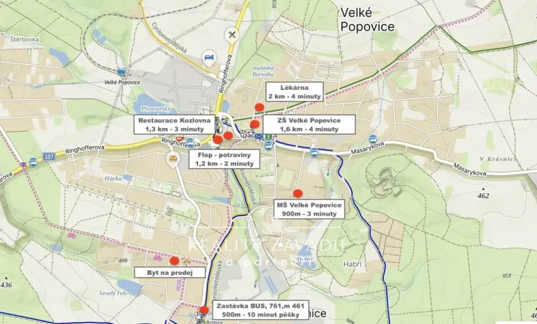 Prodej bytu 4+kk, Velké Popovice, Na Dlaskově, 88 m2
