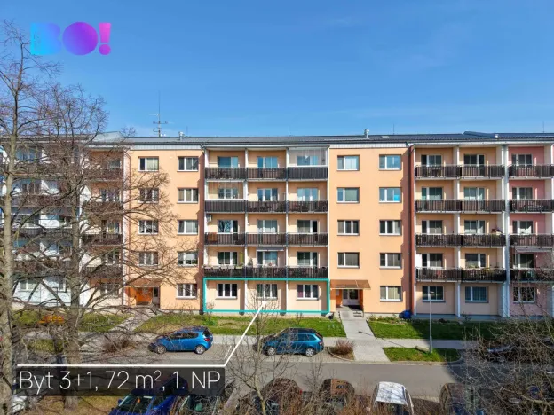 Prodej bytu 3+1, Prostějov, sídl. Svobody, 72 m2
