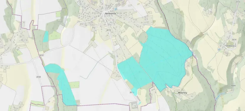 Prodej lesa, Jenišovice, 718705 m2