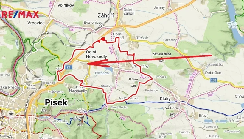 Prodej pozemku pro bydlení, Dolní Novosedly, 1020 m2