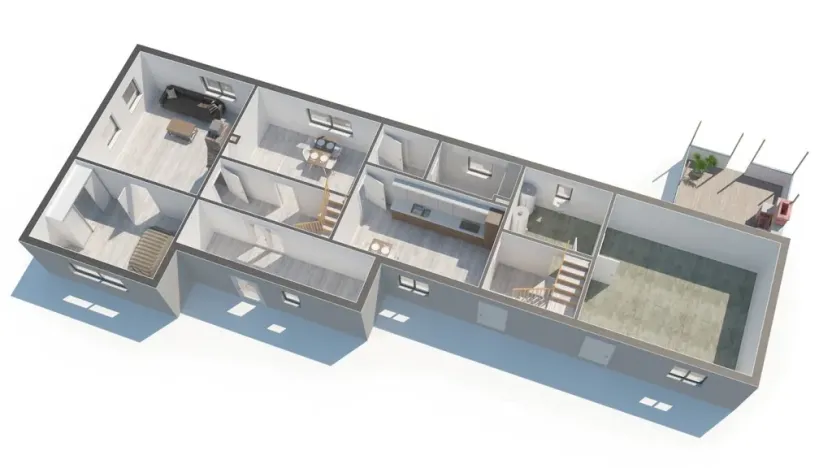 Prodej rodinného domu, Újezdec, 206 m2