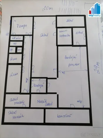 Pronájem obchodního prostoru, Klatovy, Zahradní, 430 m2