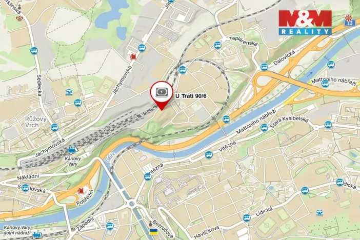 Pronájem bytu 2+kk, Karlovy Vary - Bohatice, U Trati, 69 m2