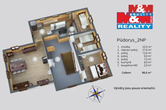 Prodej chalupy, Labská Stráň, 129 m2