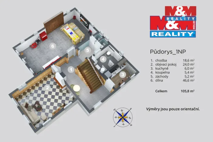 Prodej chalupy, Labská Stráň, 129 m2