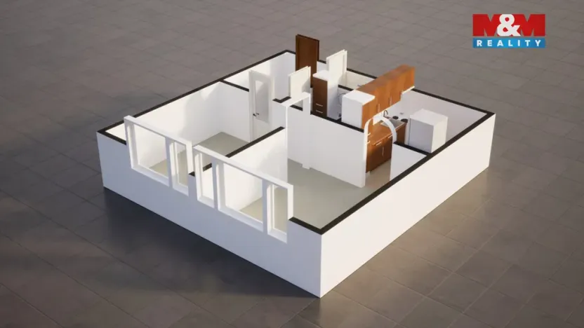 Prodej bytu 1+kk, Chotětov, 9. května, 31 m2