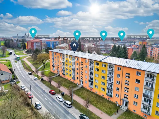 Prodej bytu 2+1, Uničov, Mohelnická, 53 m2