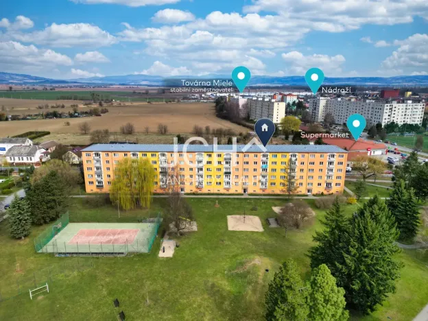 Prodej bytu 2+1, Uničov, Mohelnická, 53 m2