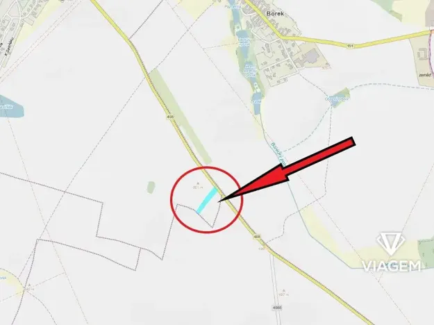 Prodej podílu pole, Dačice, 2120 m2