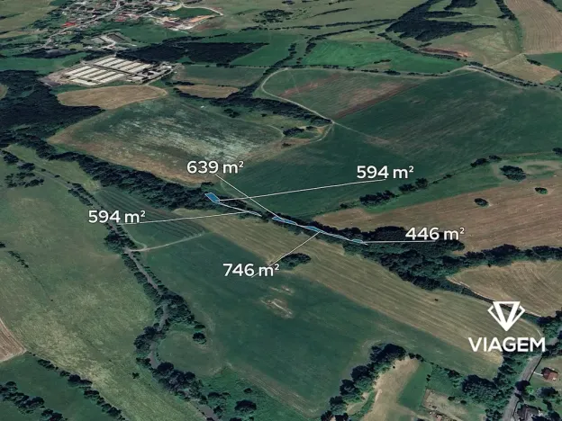 Prodej pole, Velké Chvojno, 1340 m2