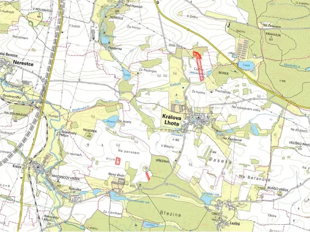 Prodej pole, Králova Lhota, 14263 m2