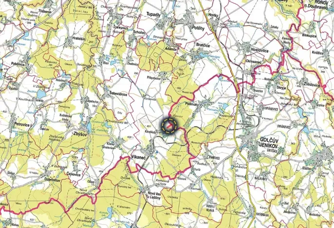 Prodej pole, Vlkaneč, 5117 m2