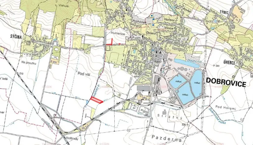 Prodej pole, Dobrovice, 4680 m2