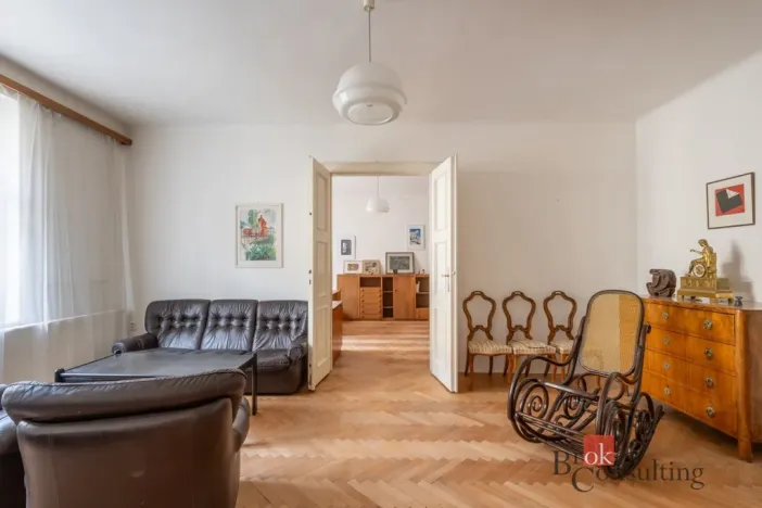 Prodej bytu 3+1, Brno - Veveří, Čápkova, 136 m2