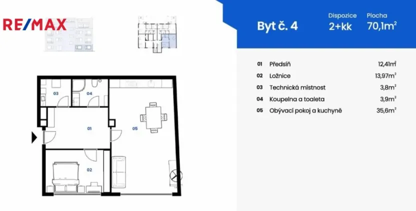 Pronájem bytu 2+kk, Karlovy Vary, Moskevská, 70 m2