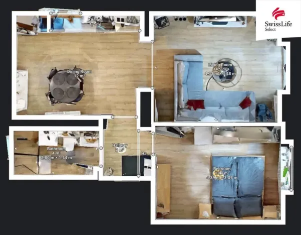 Pronájem bytu 2+1, Studénka, Budovatelská, 48 m2