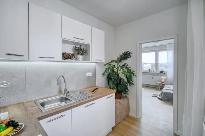 Pronájem bytu 1+1, Jablonec nad Nisou - Mšeno nad Nisou, Boženy Němcové, 40 m2