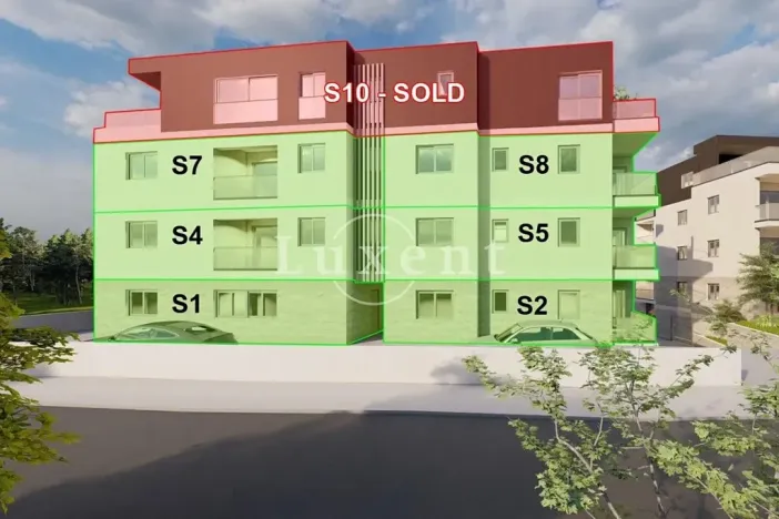 Prodej bytu 3+kk, Primošten, Chorvatsko, 86 m2