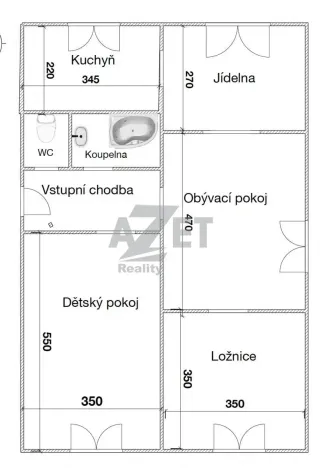 Prodej bytu 4+1, Frýdek-Místek - Místek, Frýdlantská, 73 m2
