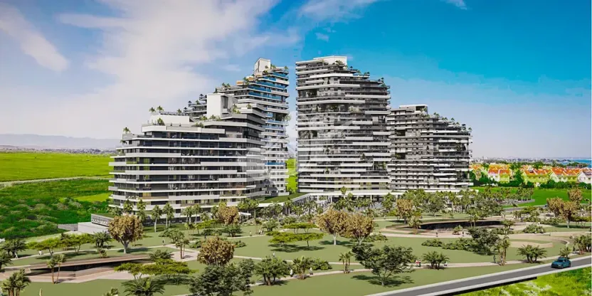 Prodej bytu 1+kk, Trikomo, Kypr, 37 m2