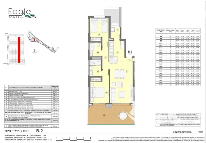 Prodej bytu 3+kk, Benidorm, Španělsko, 74 m2