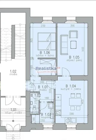 Pronájem bytu 2+1, Starý Plzenec, Havlíčkova, 58 m2