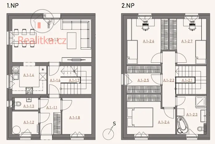 Prodej rodinného domu, Střemy, 120 m2
