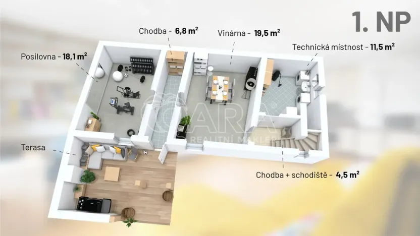 Prodej rodinného domu, Loděnice, 192 m2