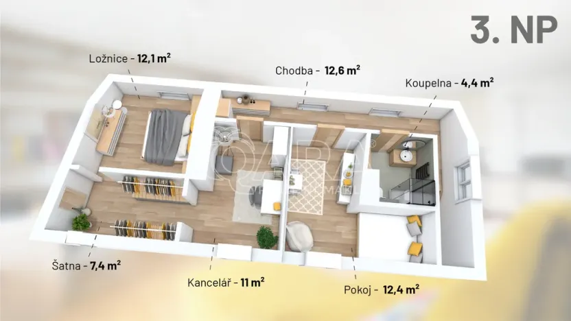 Prodej rodinného domu, Loděnice, 192 m2
