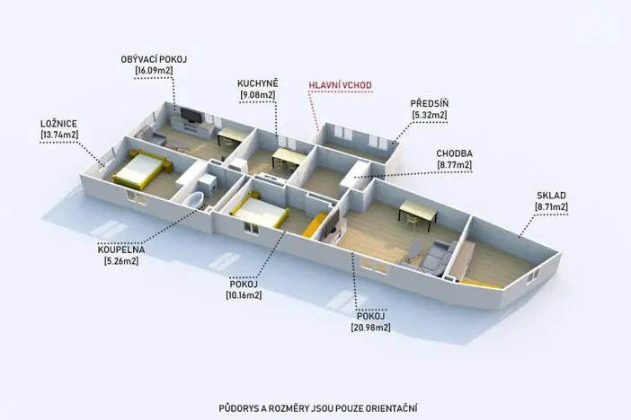 Prodej rodinného domu, Kozlovice, 98 m2