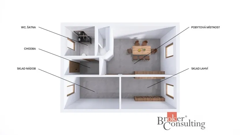 Prodej rodinného domu, Popice, 50 m2