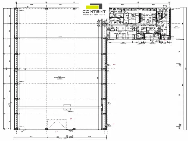 Pronájem výrobních prostor, Brno - Líšeň, Zaoralova, 1898 m2