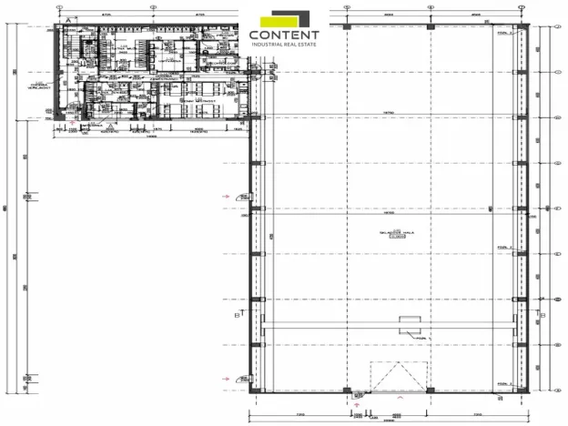 Pronájem výrobních prostor, Brno - Líšeň, Zaoralova, 1898 m2