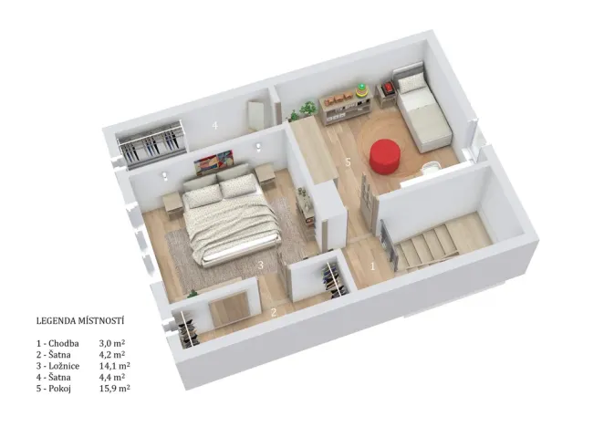 Prodej rodinného domu, Plavy, 90 m2