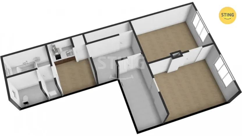 Prodej rodinného domu, Všetaty, Mělnická, 90 m2