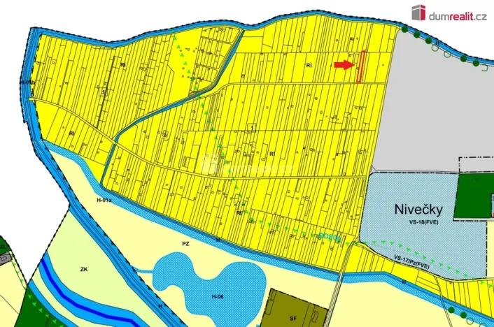 Prodej zahrady, Břeclav, 729 m2