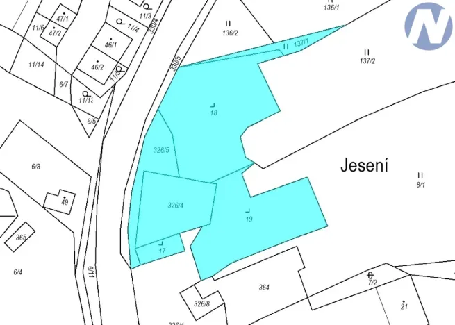 Prodej pozemku pro bydlení, Čachrov - Jesení, 2432 m2