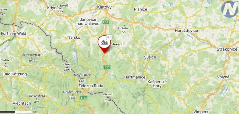 Prodej pozemku pro bydlení, Čachrov - Jesení, 2432 m2