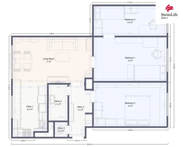Prodej bytu 4+1, Trutnov, Marie Pujmanové, 75 m2