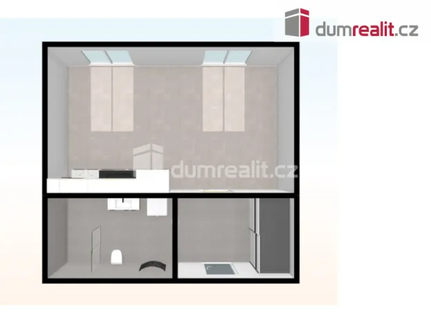 Pronájem bytu 1+kk, Praha - Veleslavín, Adamova, 31 m2