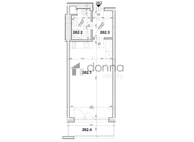 Pronájem bytu 1+kk, Praha, Poděbradská, 35 m2