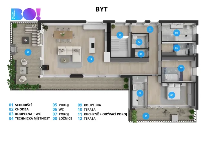 Prodej bytu 4+kk, Čeladná, 153 m2