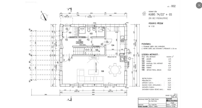 Prodej rodinného domu, Blešno, 117 m2