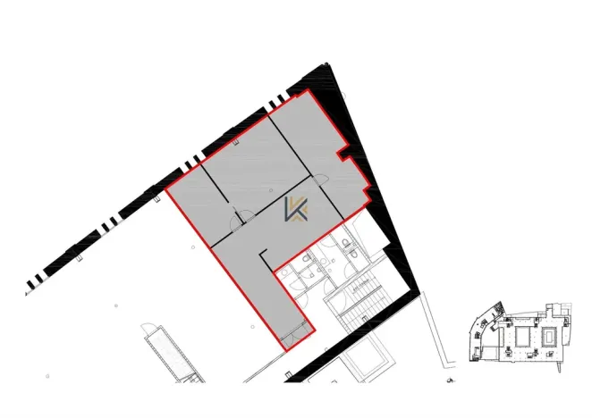 Pronájem kanceláře, Praha - Nové Město, náměstí Republiky, 145 m2