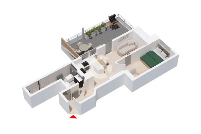 Prodej bytu 1+kk, Zlín, Horní Vršava IV, 64 m2